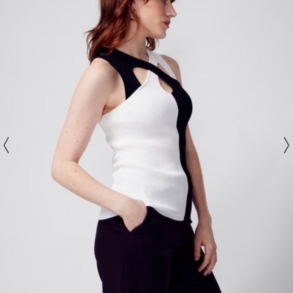 NWT WHBM CUTOUT SWEATER - Picture 2 of 6